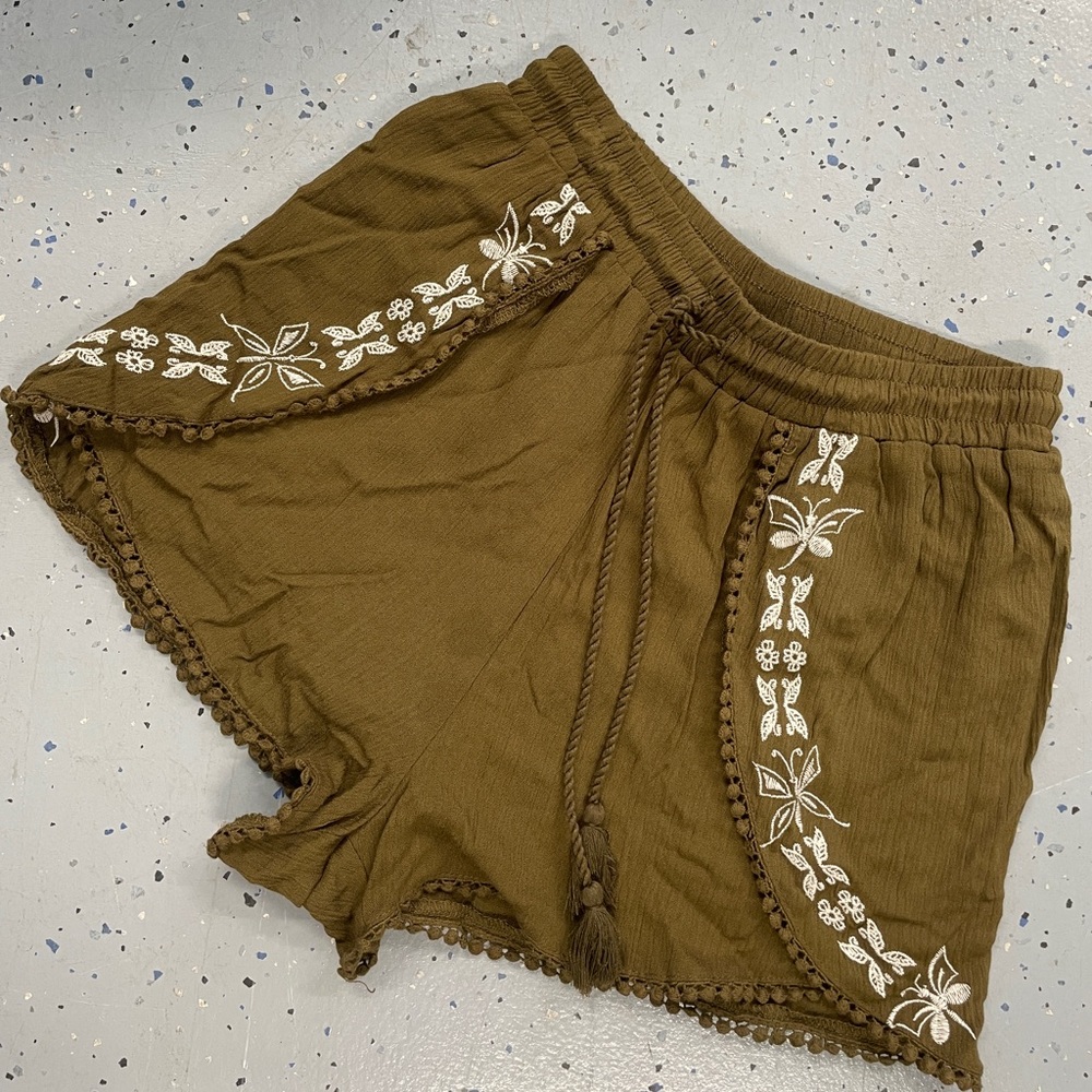 Small Olive Shorts